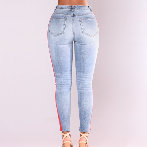 Irregular  Trouser Leg Ripped Jeans - Picture 3 of 4